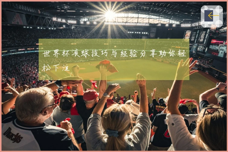 世界杯滚球技巧与经验分享助你轻松下注
